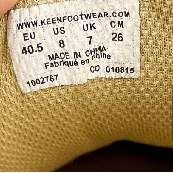 Keen Utility hiking Womens Oxford Brown Leather Lace Up Shoes Size 8 - Picture 7 of 8